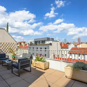  Apartment Lyon Premium - 7E Ciel Rooftop Panoramique